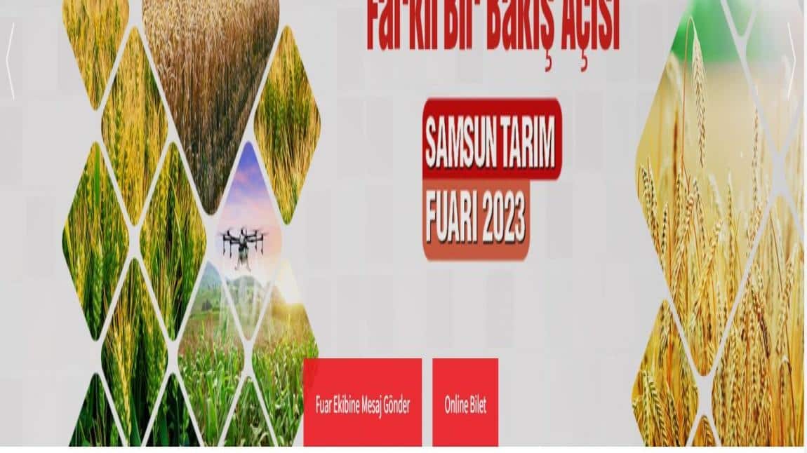 Samsun Tarım Fuarı 2023 - 8. Tarım, Hayvancılık ve Teknolojileri Fuarı
